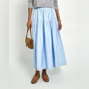 o.p.t Beth Cotton Maxi Skirt NWT